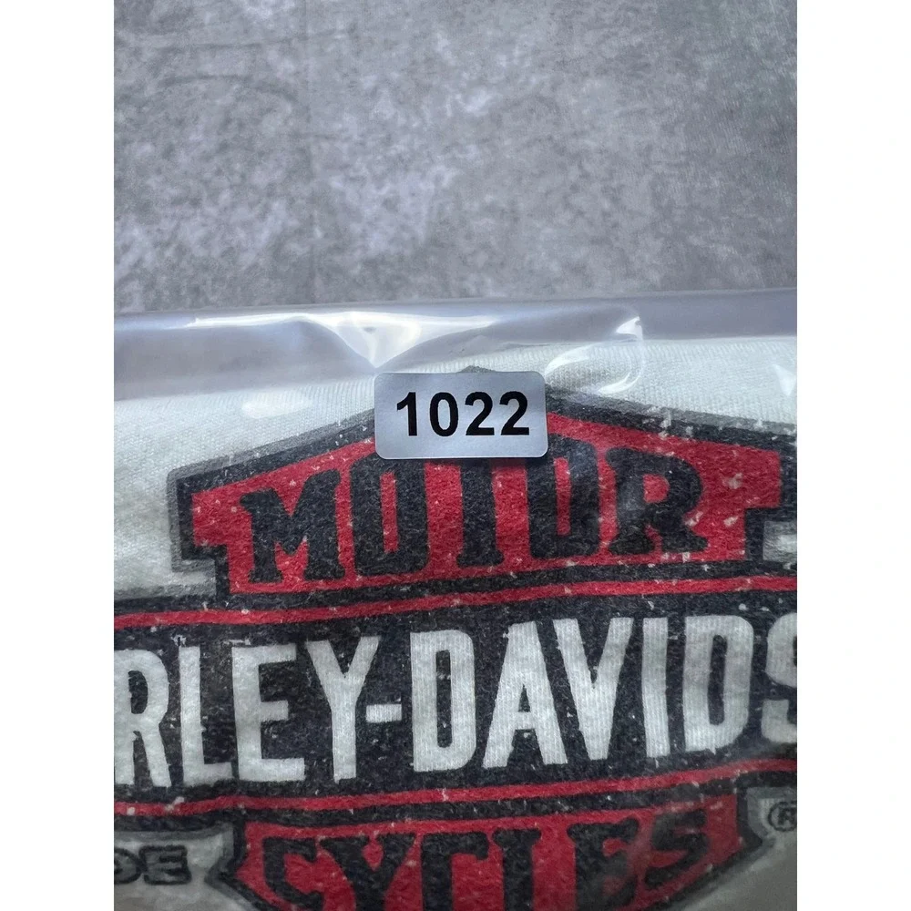 Harley-Davidson T-Shirt Women XL White Graphic Tee Arrowhead Peoria AZ 2018